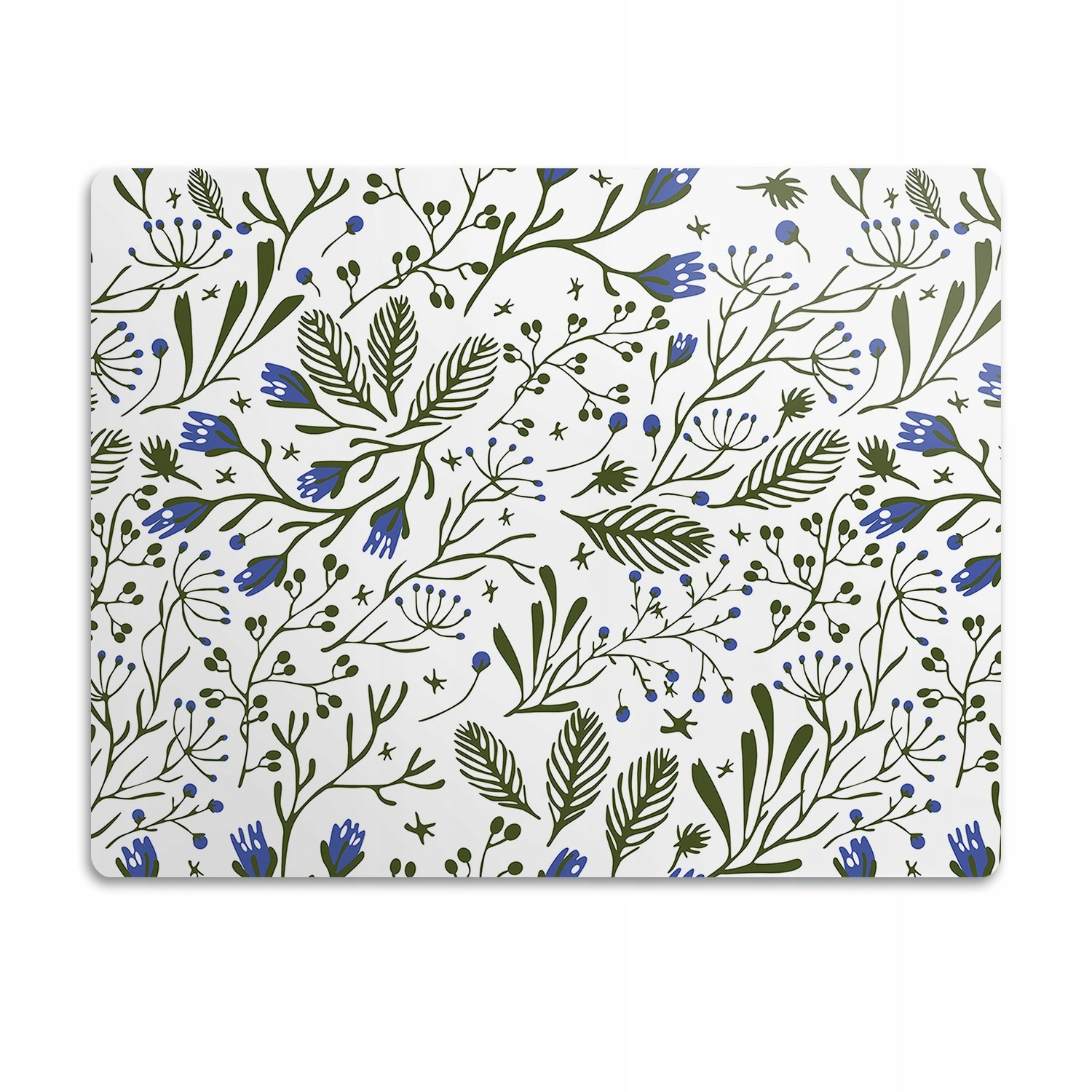 Podložka pod misku pro psa a kočku Květiny 60x40 cm