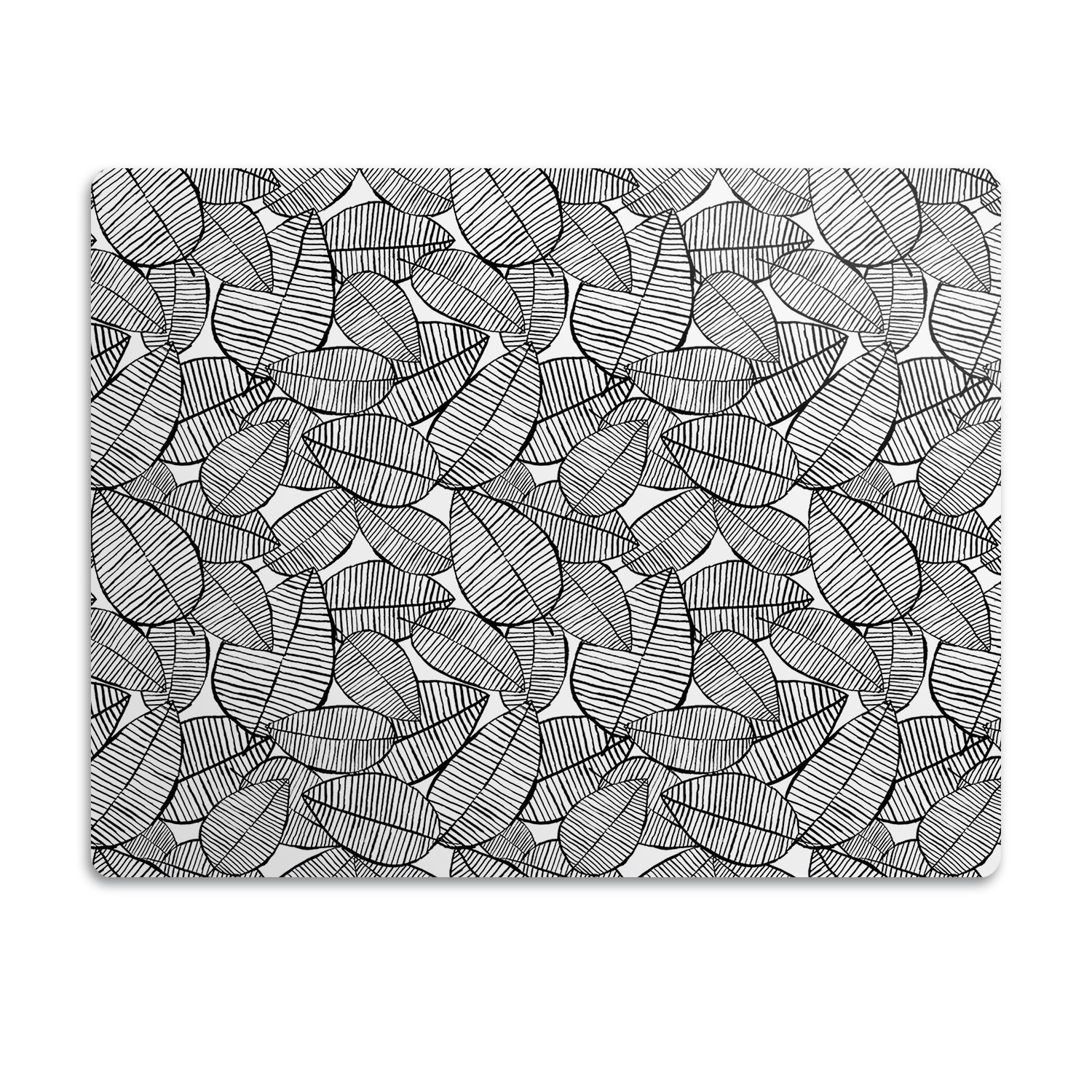 Ochranná podložka pro psa Listy černé 60x40 cm