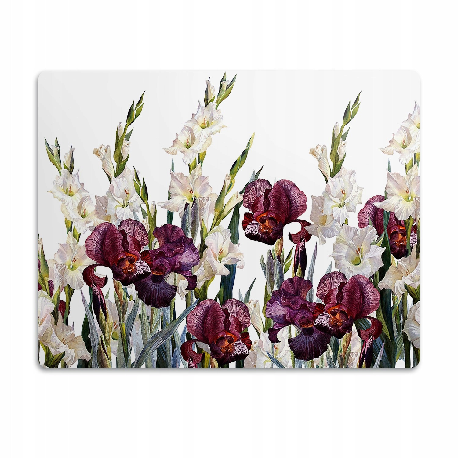 Podložka pro kočky a psa pod misku Malvy zahrada 60x40 cm