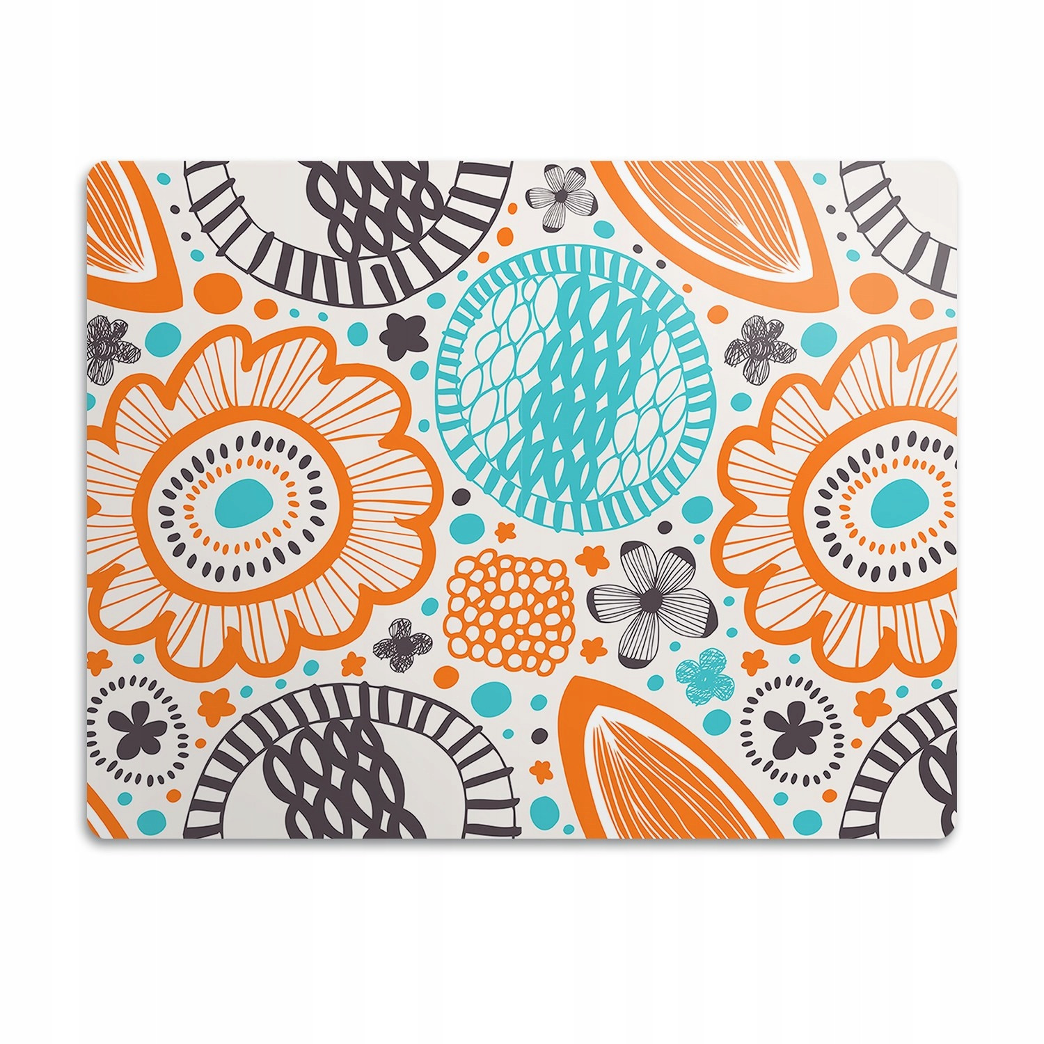 Podložka pod záchod Oranžová fantazie 60x40cm