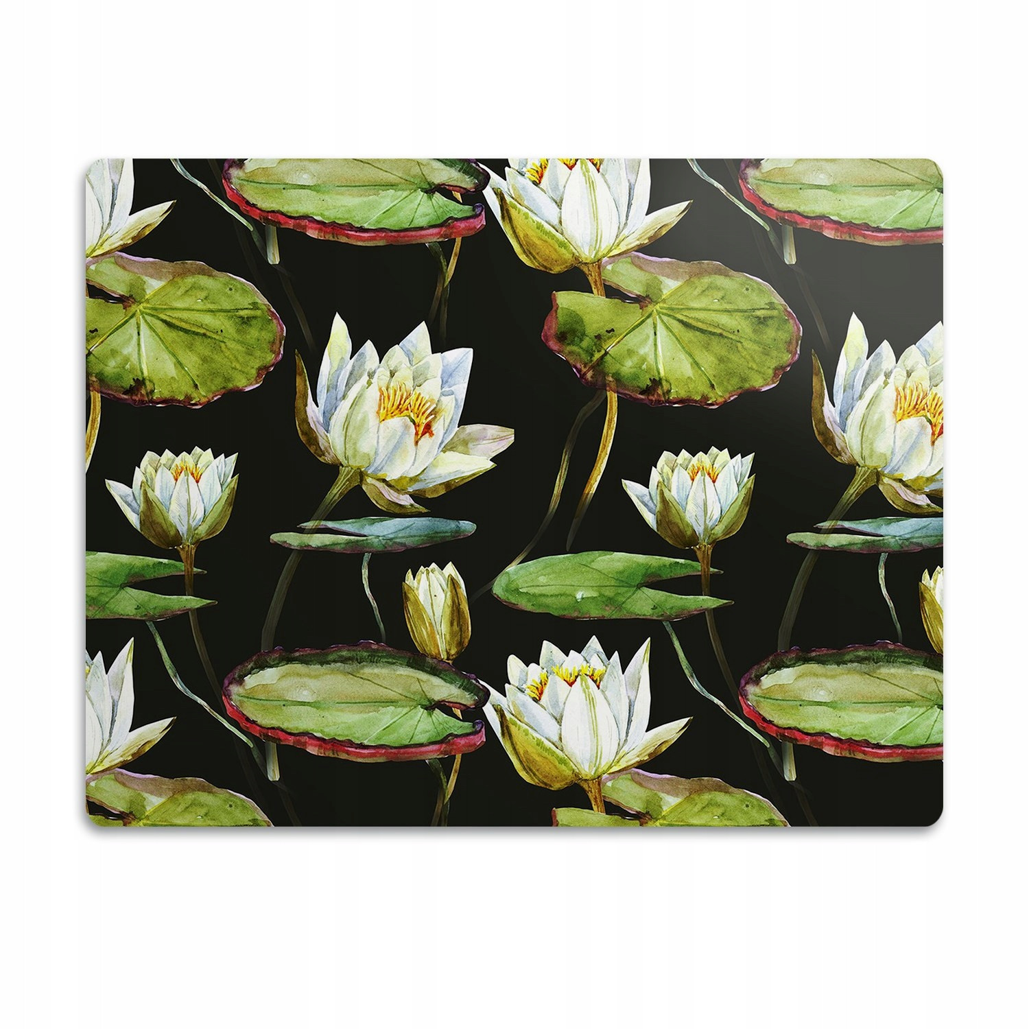 Podložka pod misku voděodolná Lotosové květy 60x40 cm