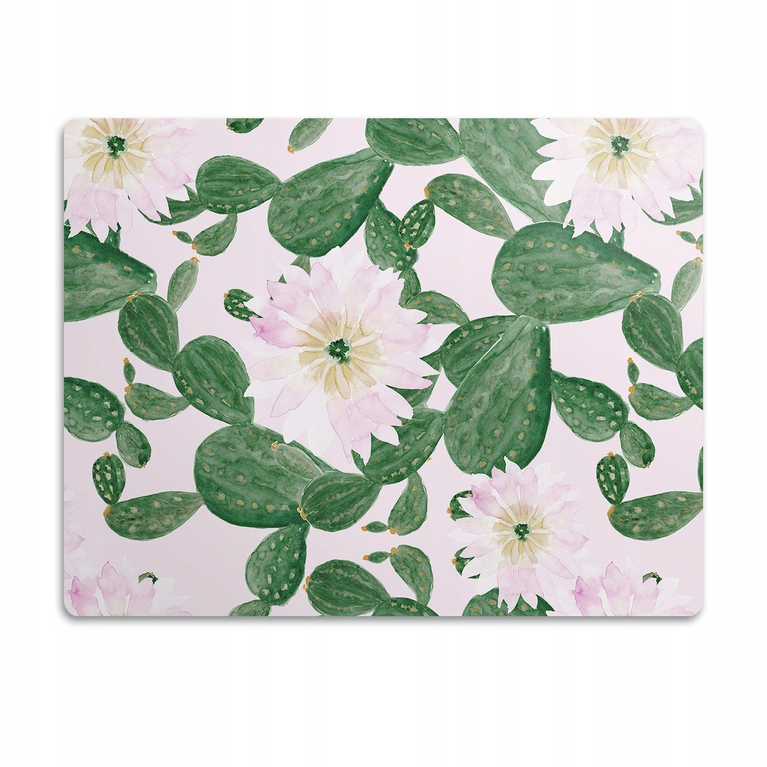 Podložka pro psa pod misku Kvetoucí kaktusy 60x40