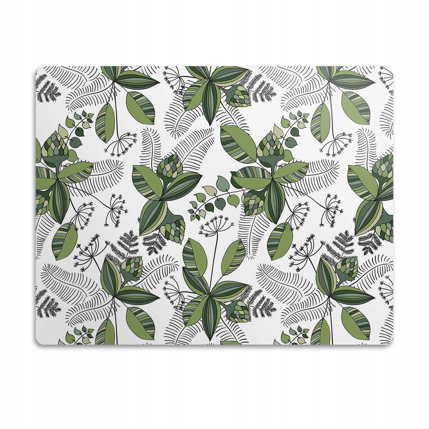 Podložka pro psa pod misku Botanický vzor 60x40