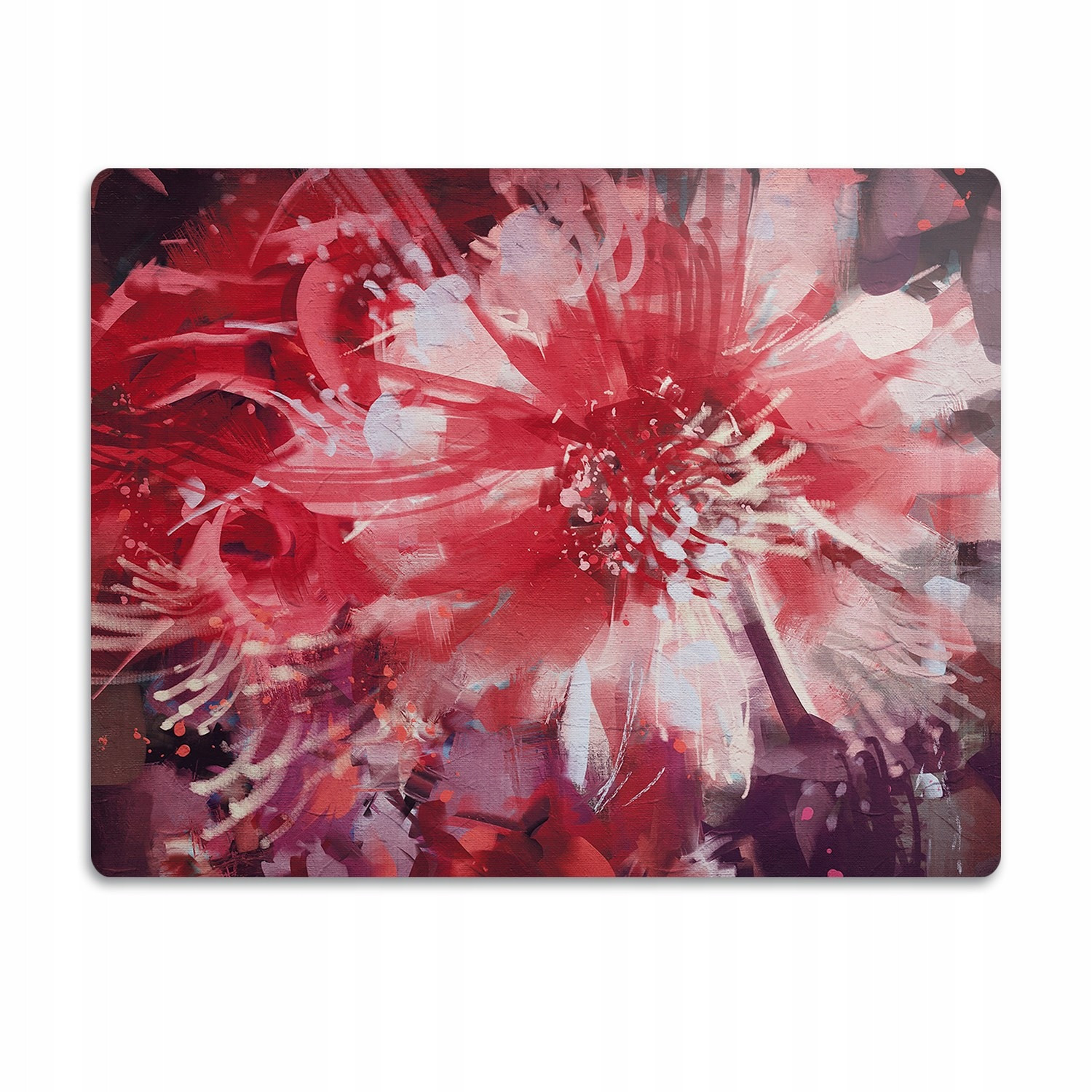 Podložka pod misky pro psa Červený květ 60x40cm