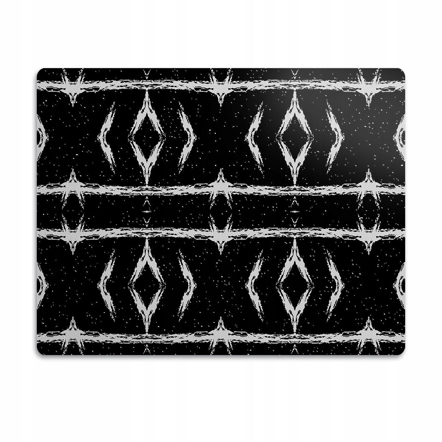 Voděodolná podložka pod misku Černý vzor 60x40 cm