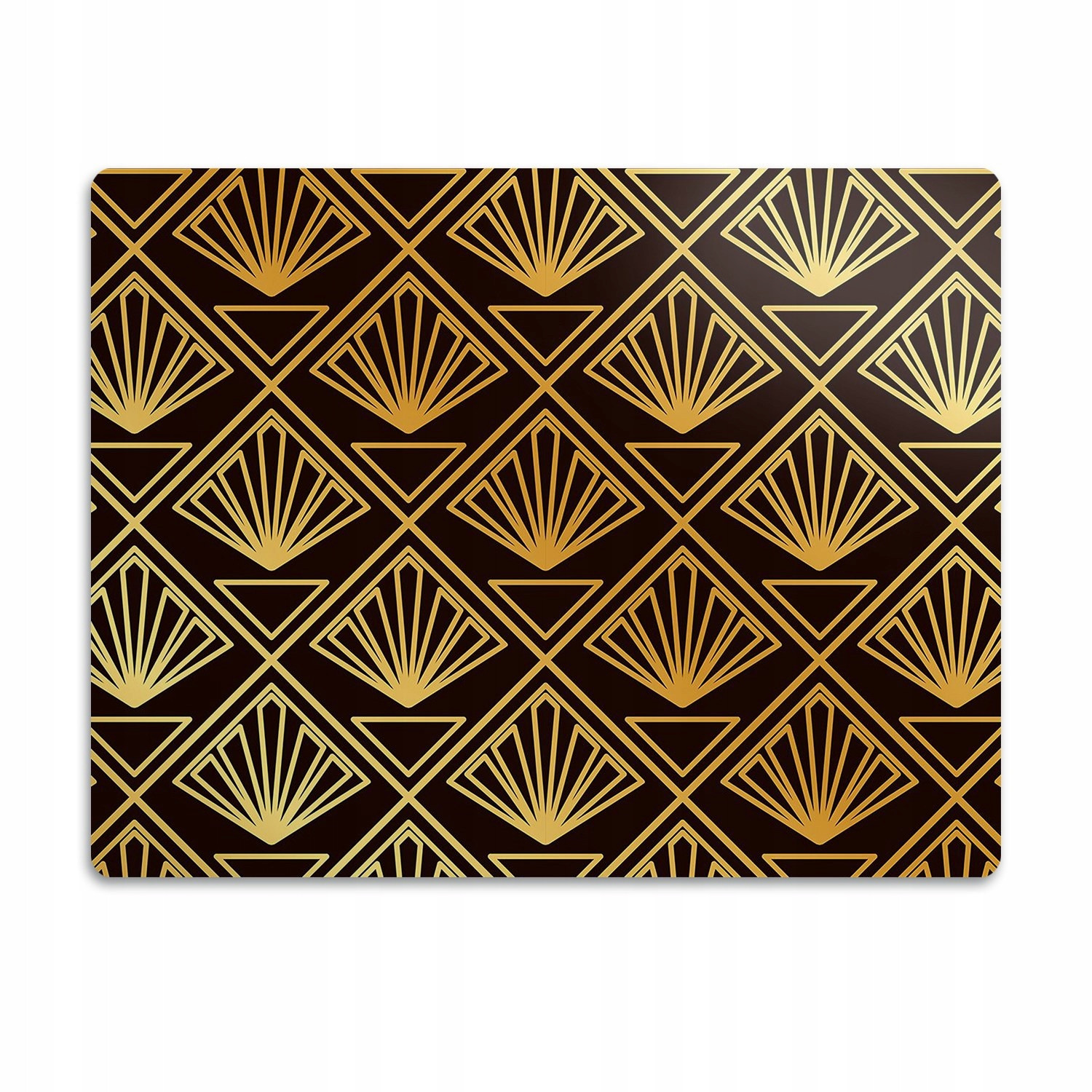 Podložka pro psa pod misku Umělecká zlatá 60x40 cm