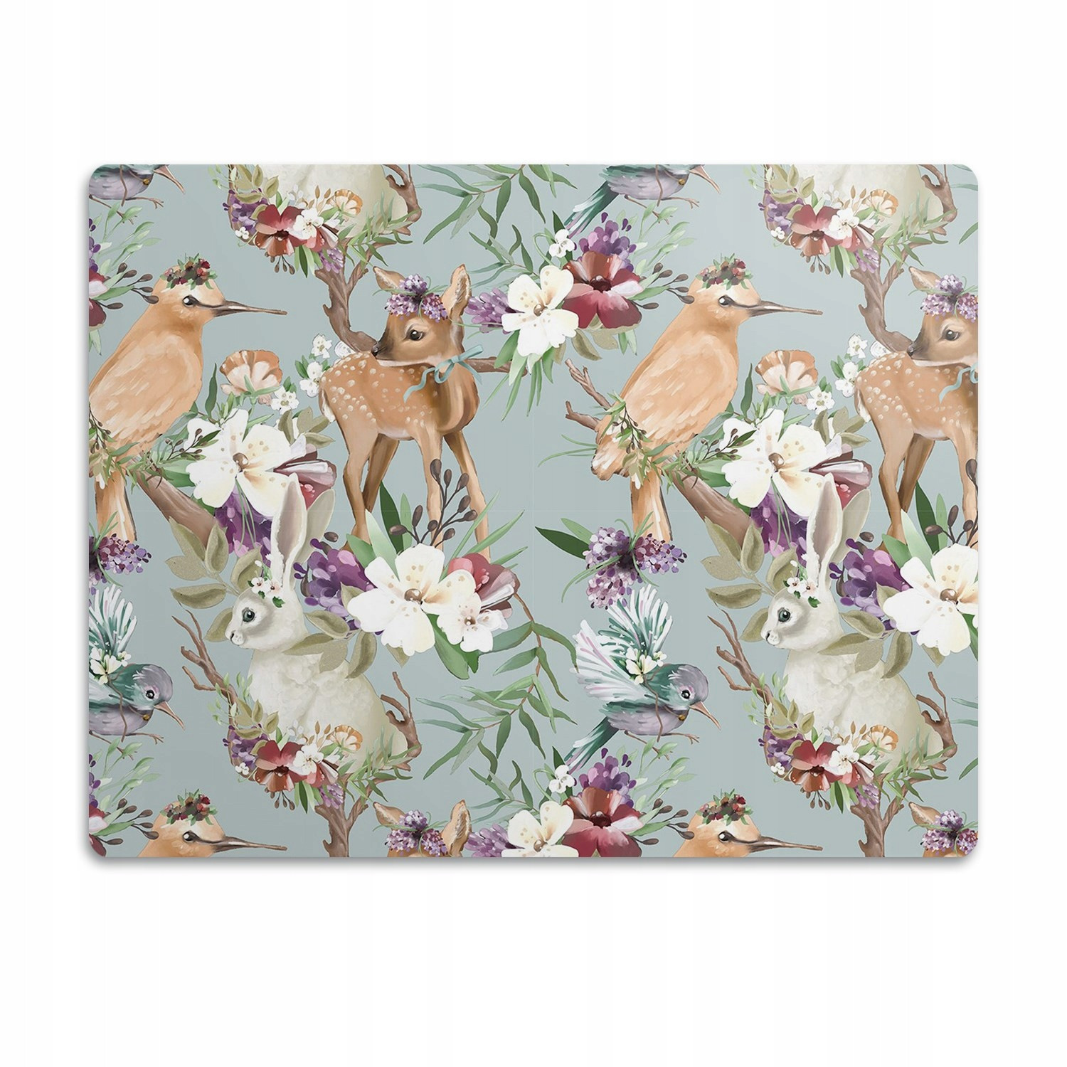 Podložka pod misku pro kočky Lesní zvířátka 60x40 cm