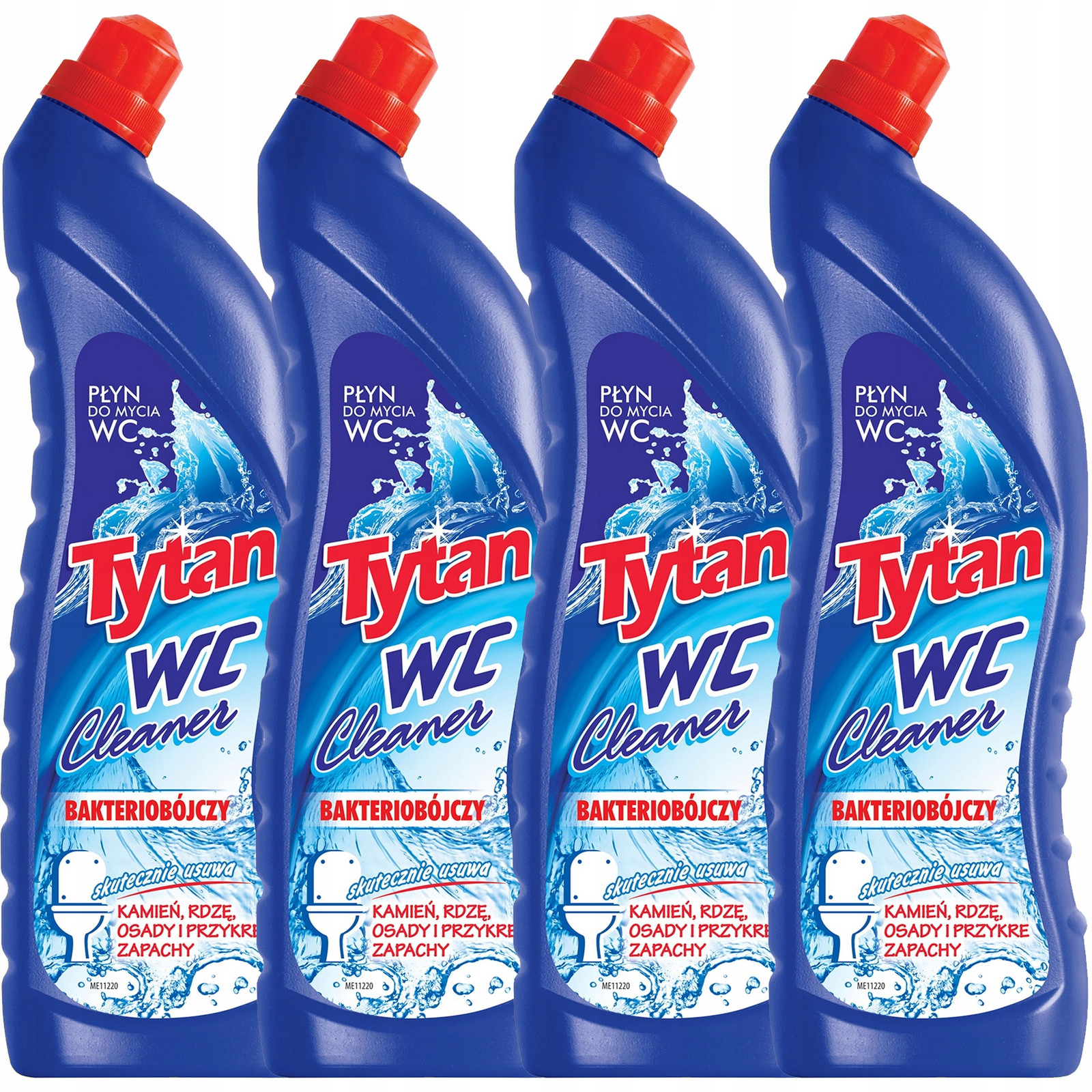 Tytan Mycí Prostředek Na Wc Baktericidní Modrý 4x1200 Ml