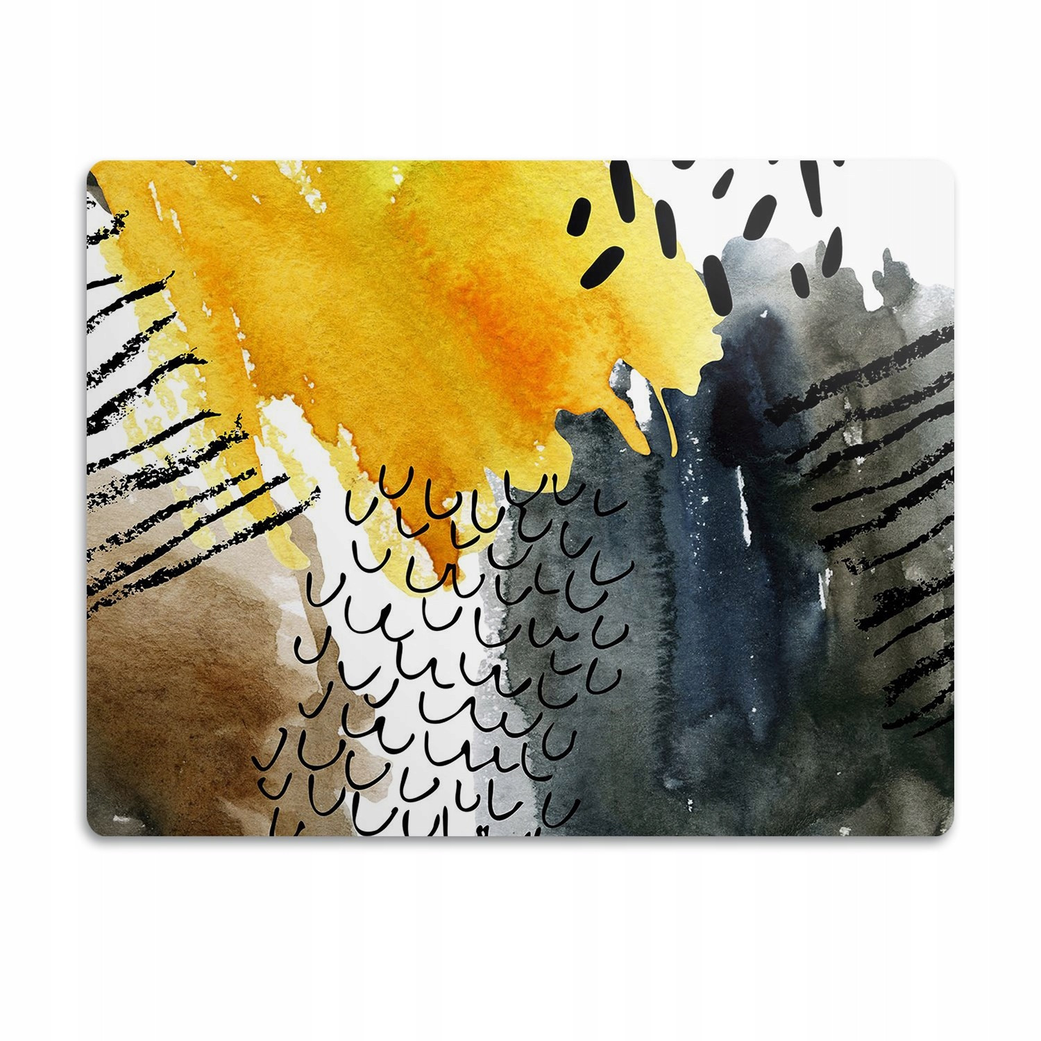 Pro psa kočku podložka pod misku Barvy abstrakt 60x40