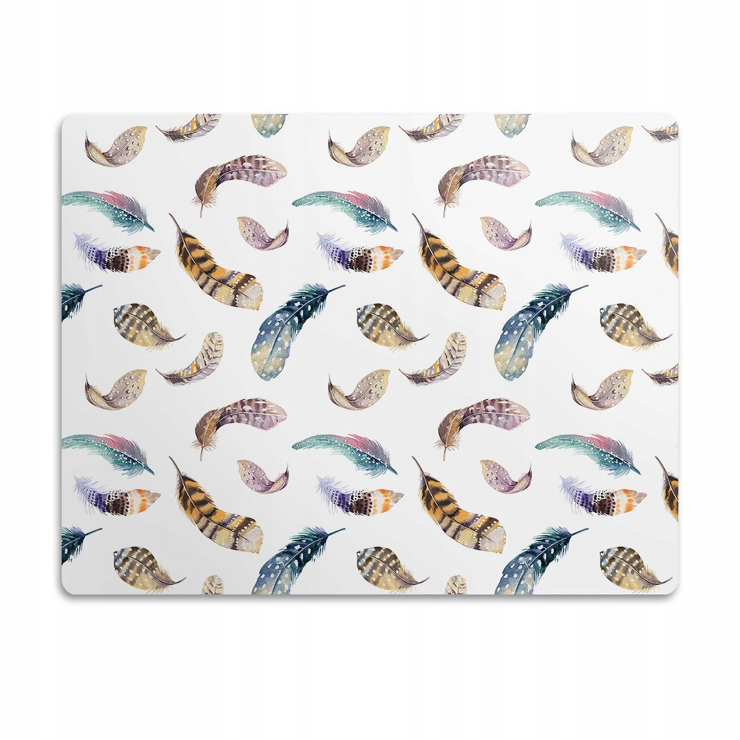 Ochranná podložka pod misky Létající pera 60x40 cm