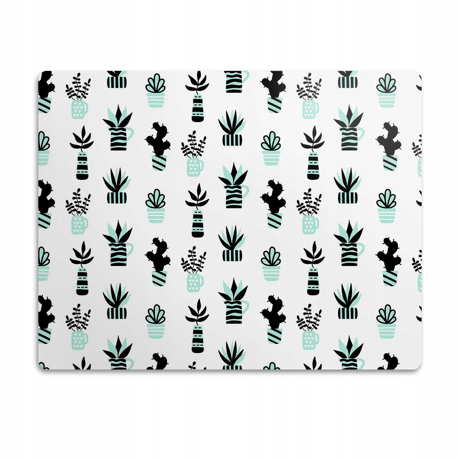 Ochranná podložka pro psa Sukulenty v květináčích 60x40