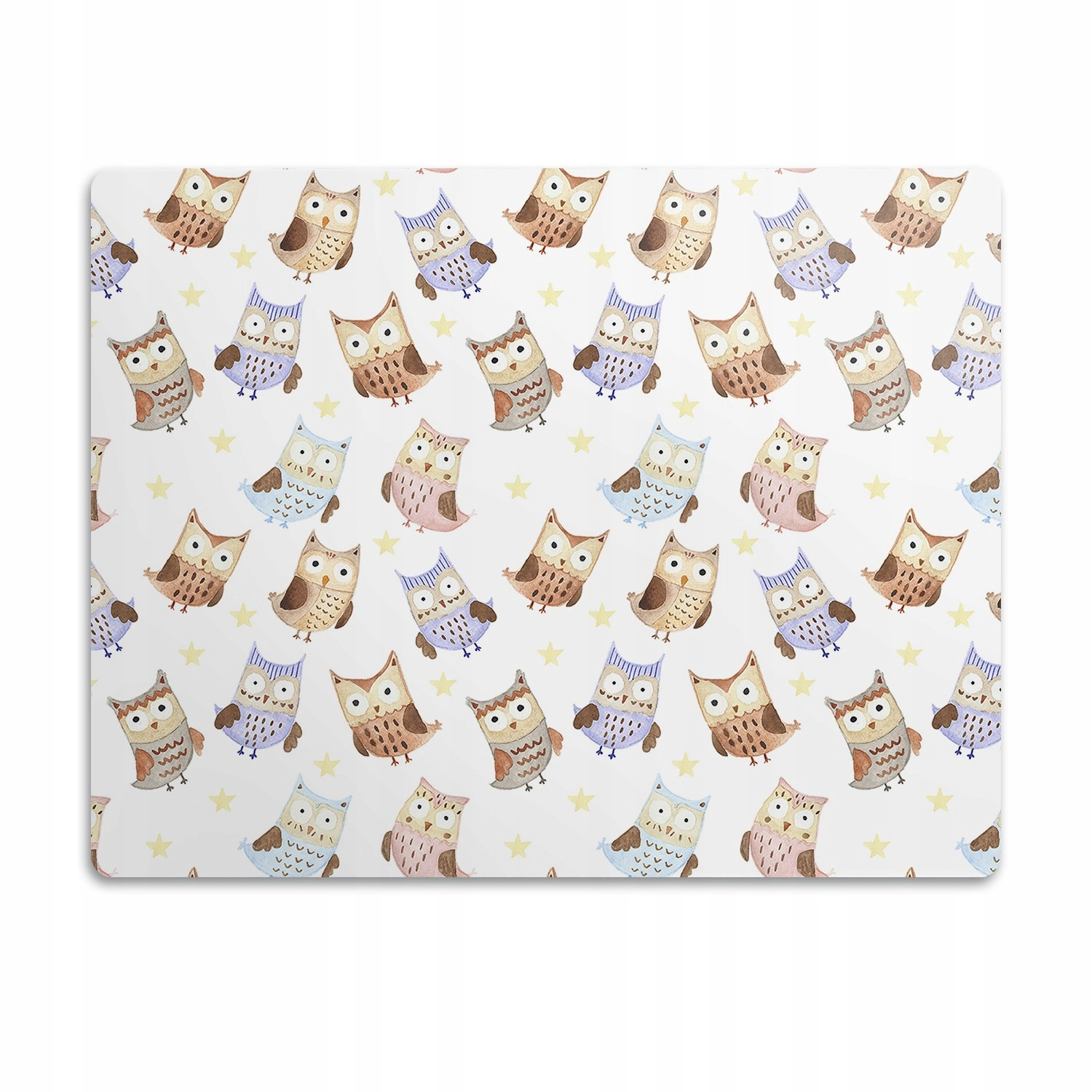 Ochranná podložka pod misku pro psa Sovy 60x40cm