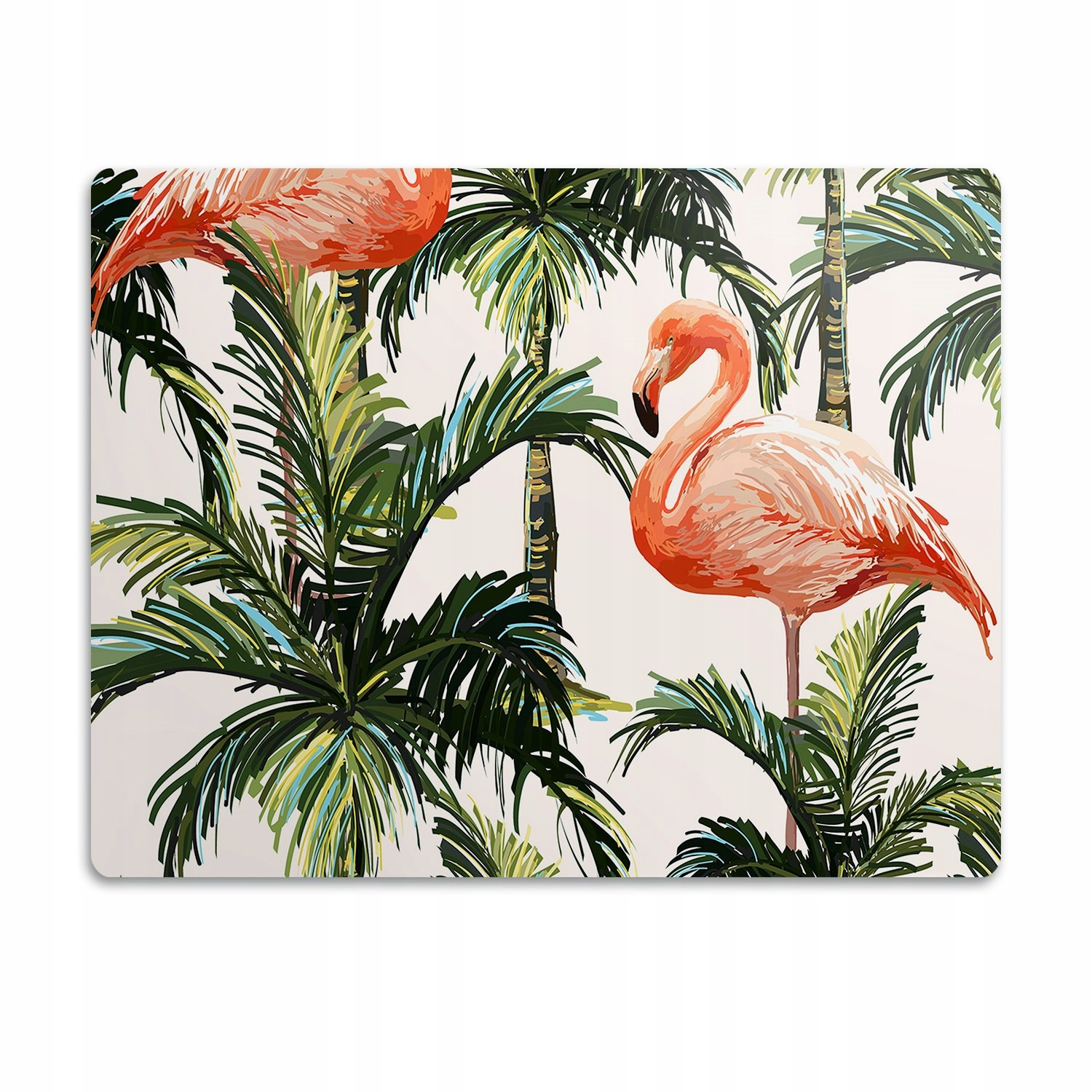 Ochranná podložka pod misku Ptáci plameňáci 60x40