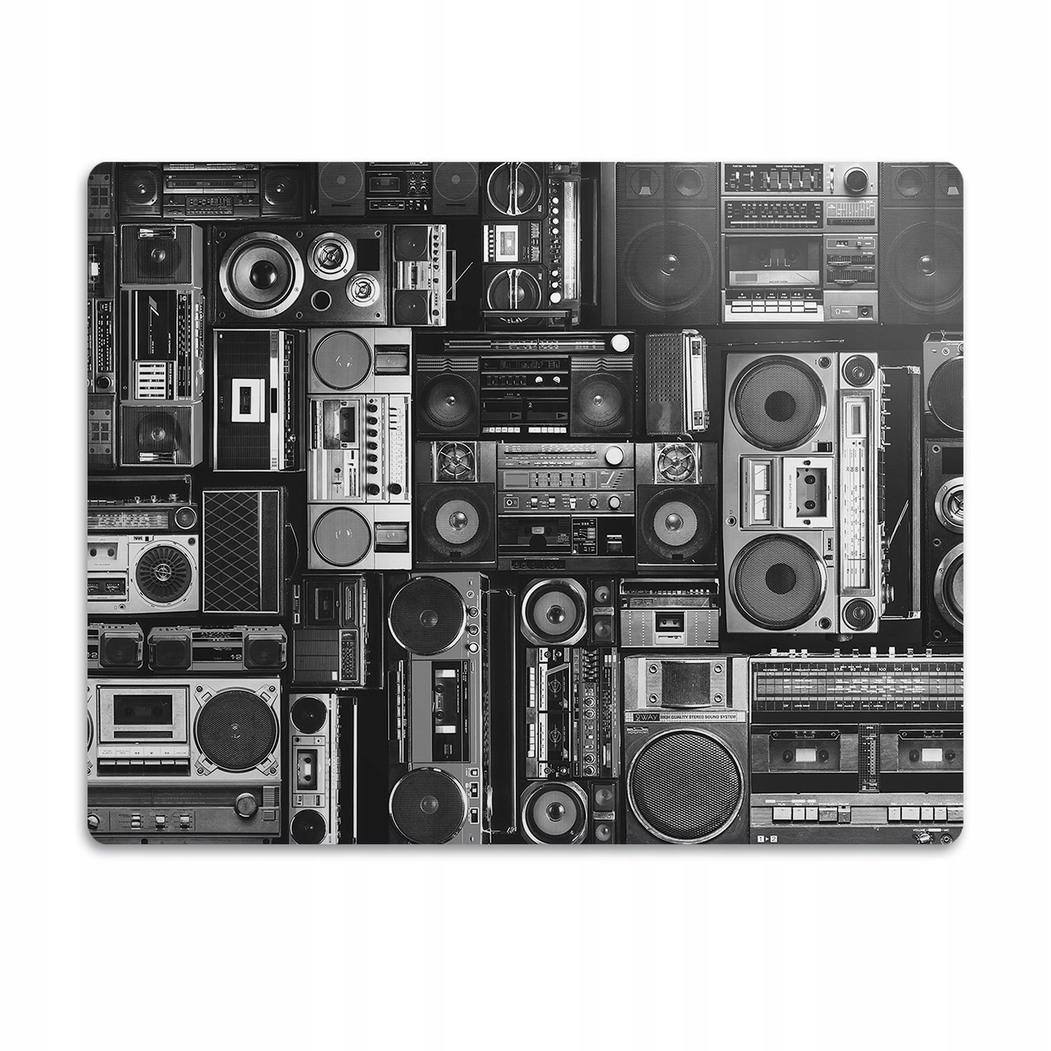 Pro kočky psa podložka pod misku Stará rádia 60x40