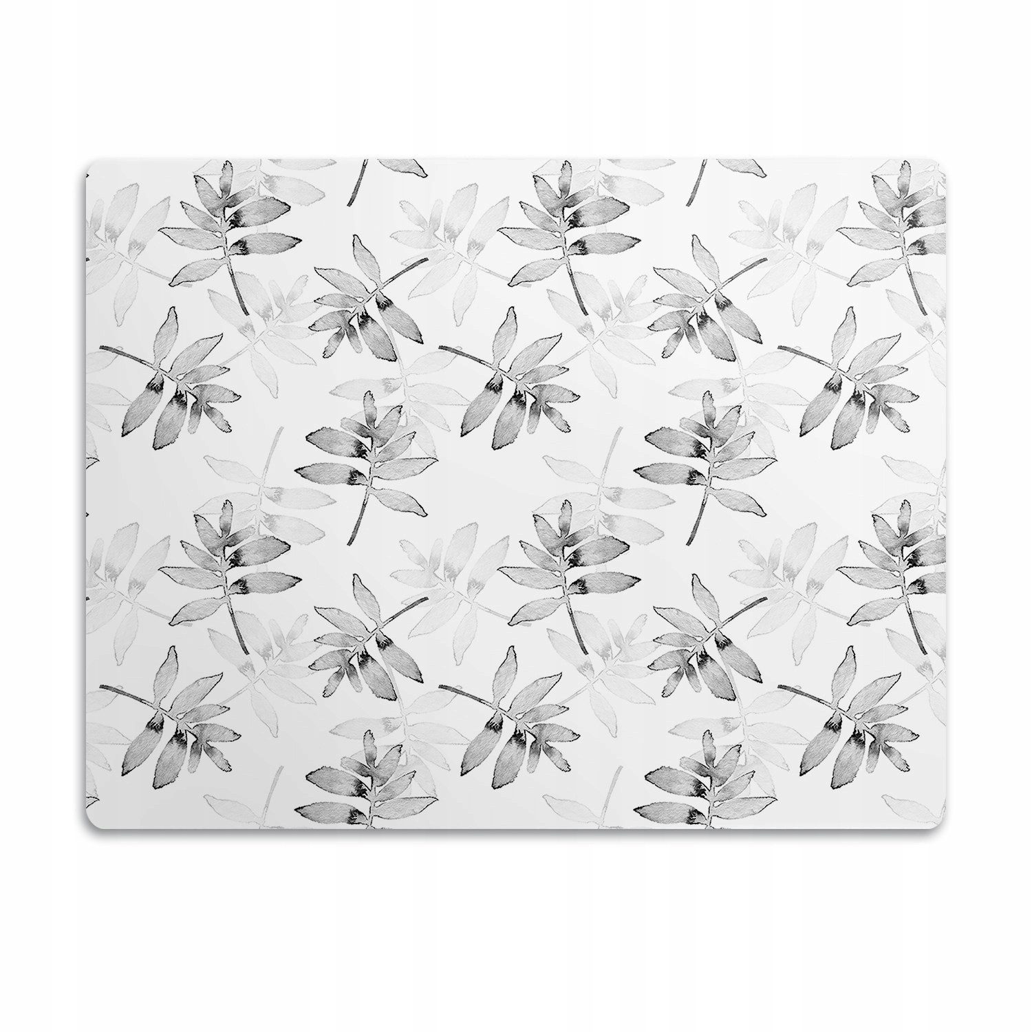 Ochranná podložka pod misky pro psa Listy šedé 60x40