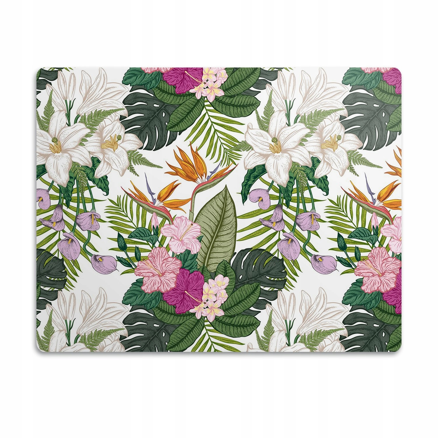 Pružná podložka pod misku Exotické květiny 60x40