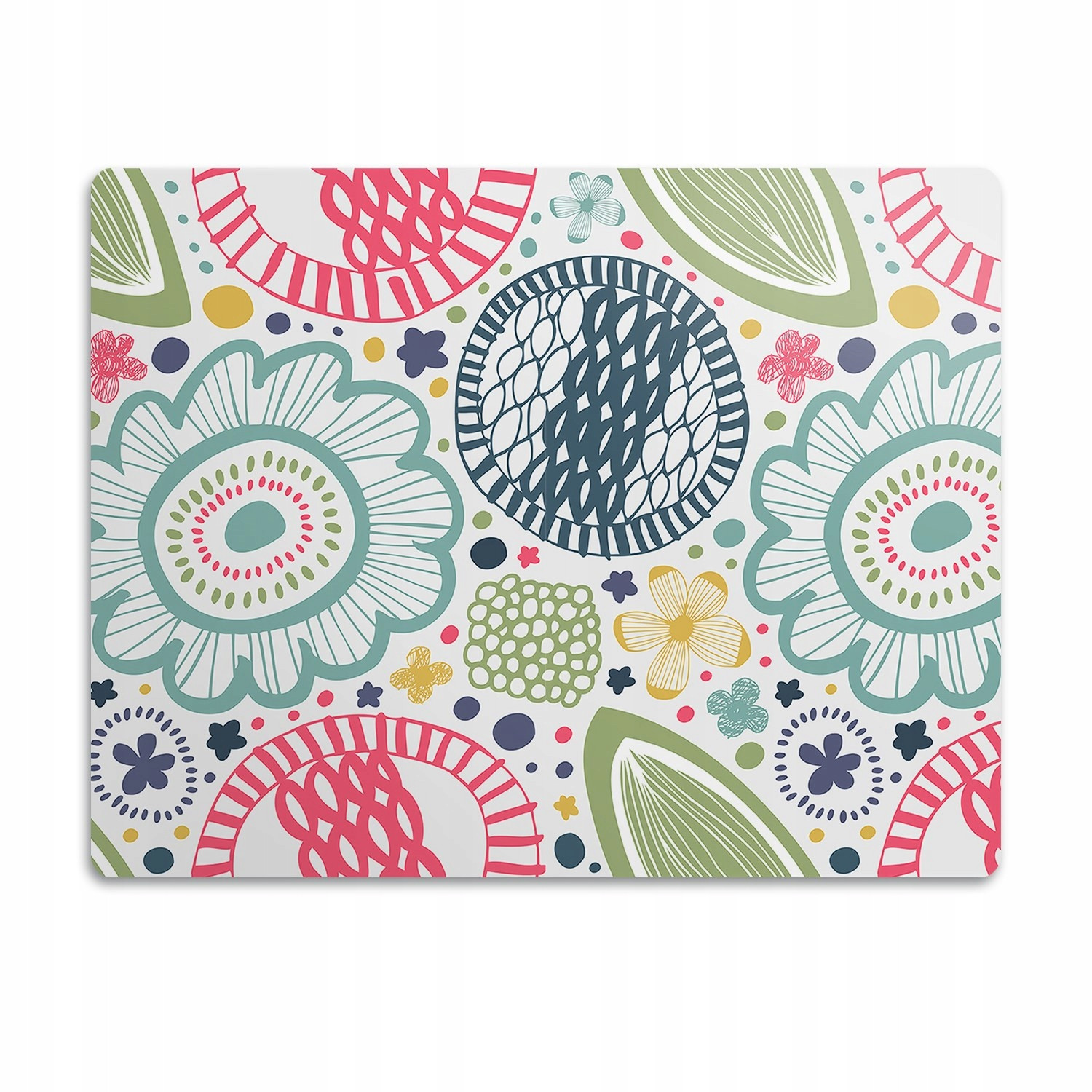 Ochranná podložka pod misky Květiny kresby 60x40 cm