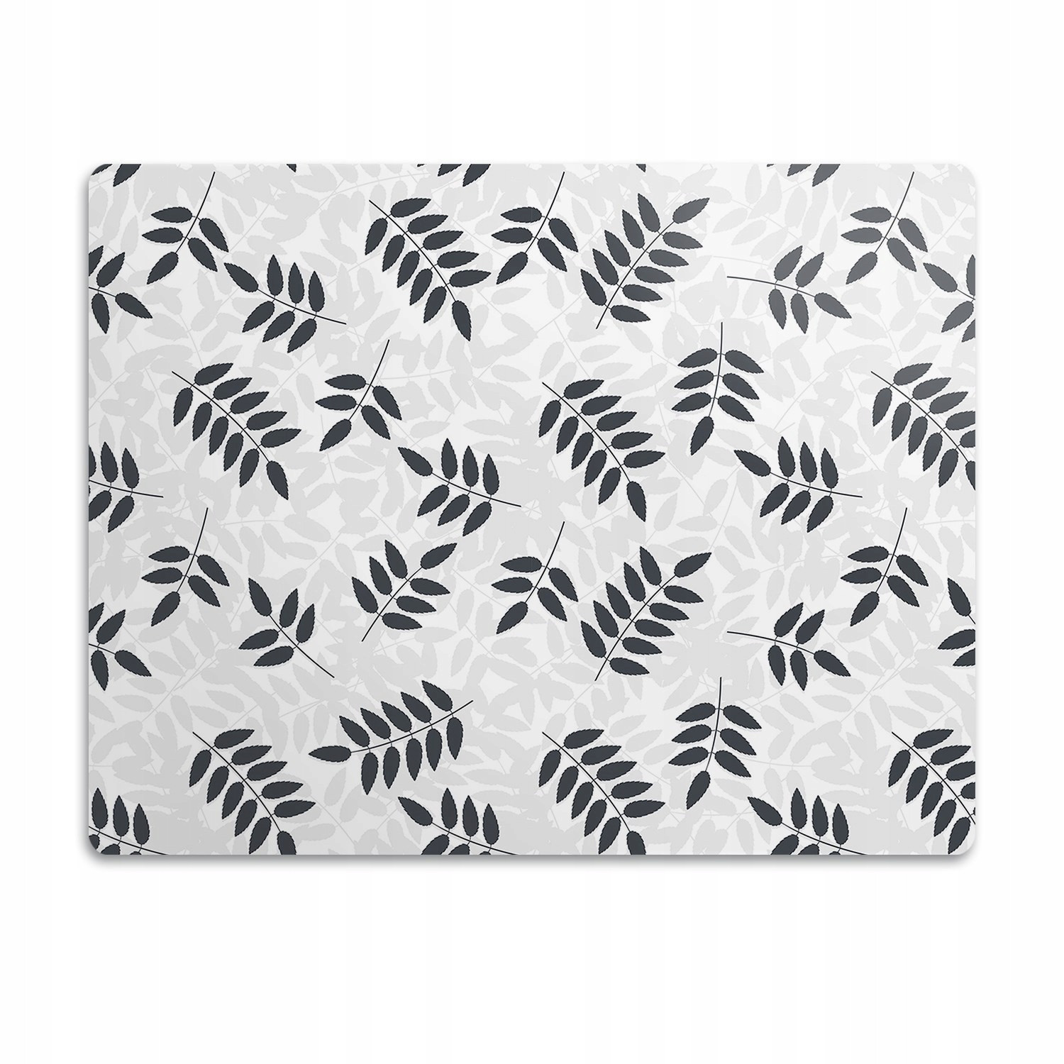 Ochranná podložka pro psa Černé a šedé listy 60x40