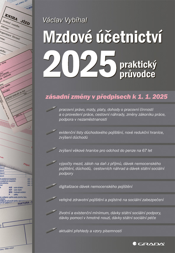 Kniha: Mzdové účetnictví 2025 od Vybíhal Václav