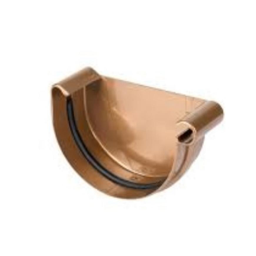 Žlabové čelo pravé 125 mm Bryza měděná