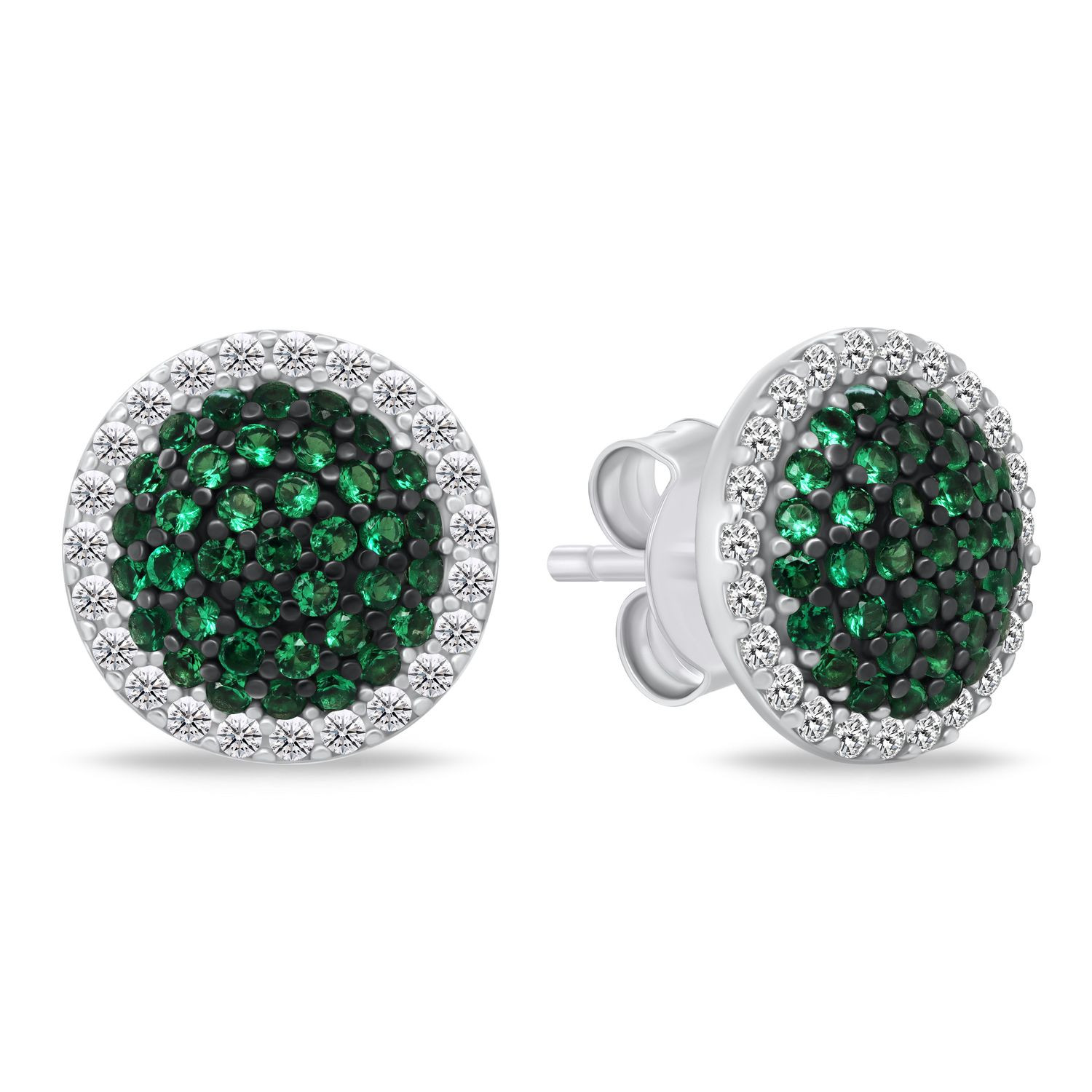 Brilio Silver Stříbrné náušnice s kubickou zirkonií EA1143WG