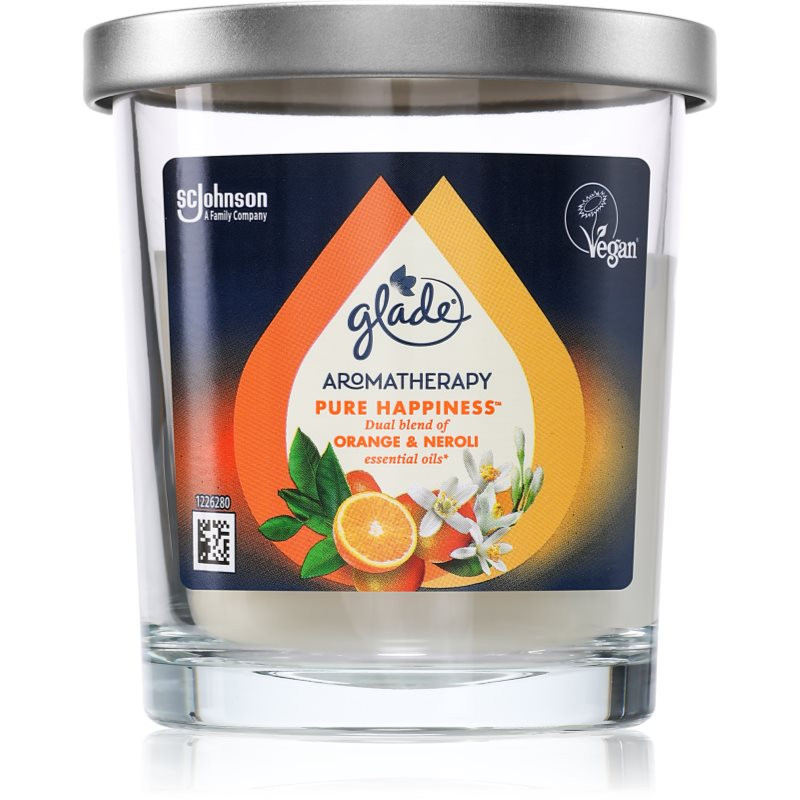 GLADE Aromatherapy Pure Happiness vonná svíčka 170 g