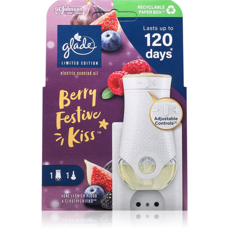 GLADE Berry Festive Kiss elektrický osvěžovač vzduchu 1 ks