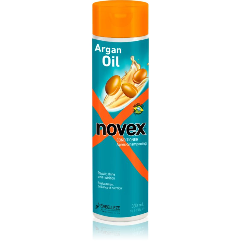 Novex Argan Oil hydratační kondicionér pro nepoddajné a krepatějící se vlasy 300 ml