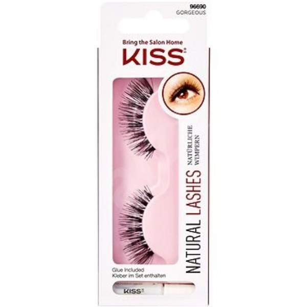 KISS Umělé řasy přirozené Natural Lashes Gorgeous
