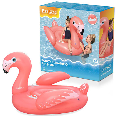 BESTWAY 41525 - Nafukovací zvířátko PLAMEŇÁK 138 x 107 cm