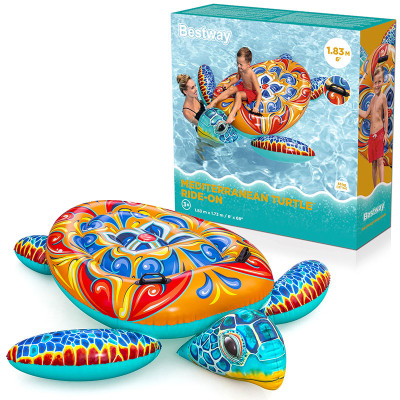 BESTWAY 41523 - Nafukovací zvířátko ŽELVA 183 x 173 cm