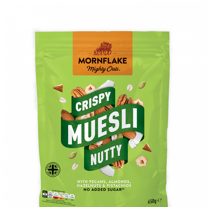 Křupavé Müsli Nutty 650 g - MornFlake
