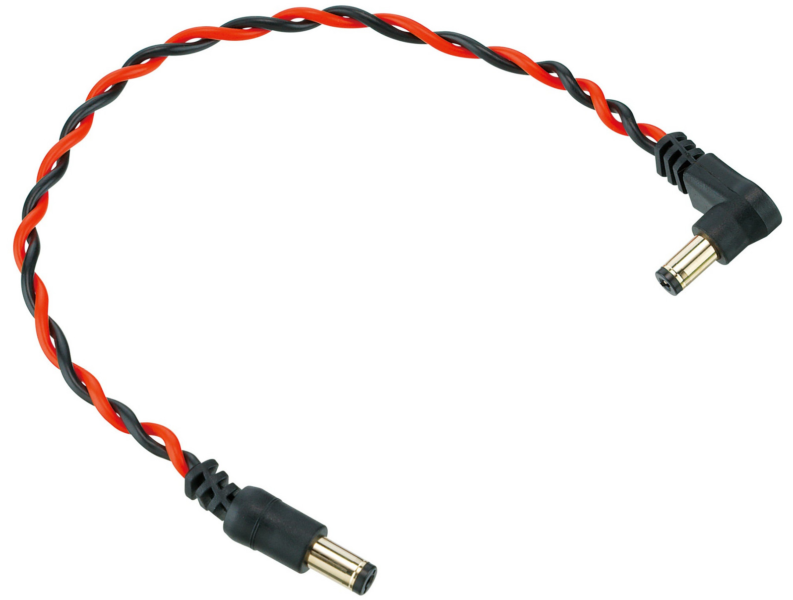 Ibanez Twisted DC Cable Black & Neon Red, Length: 8