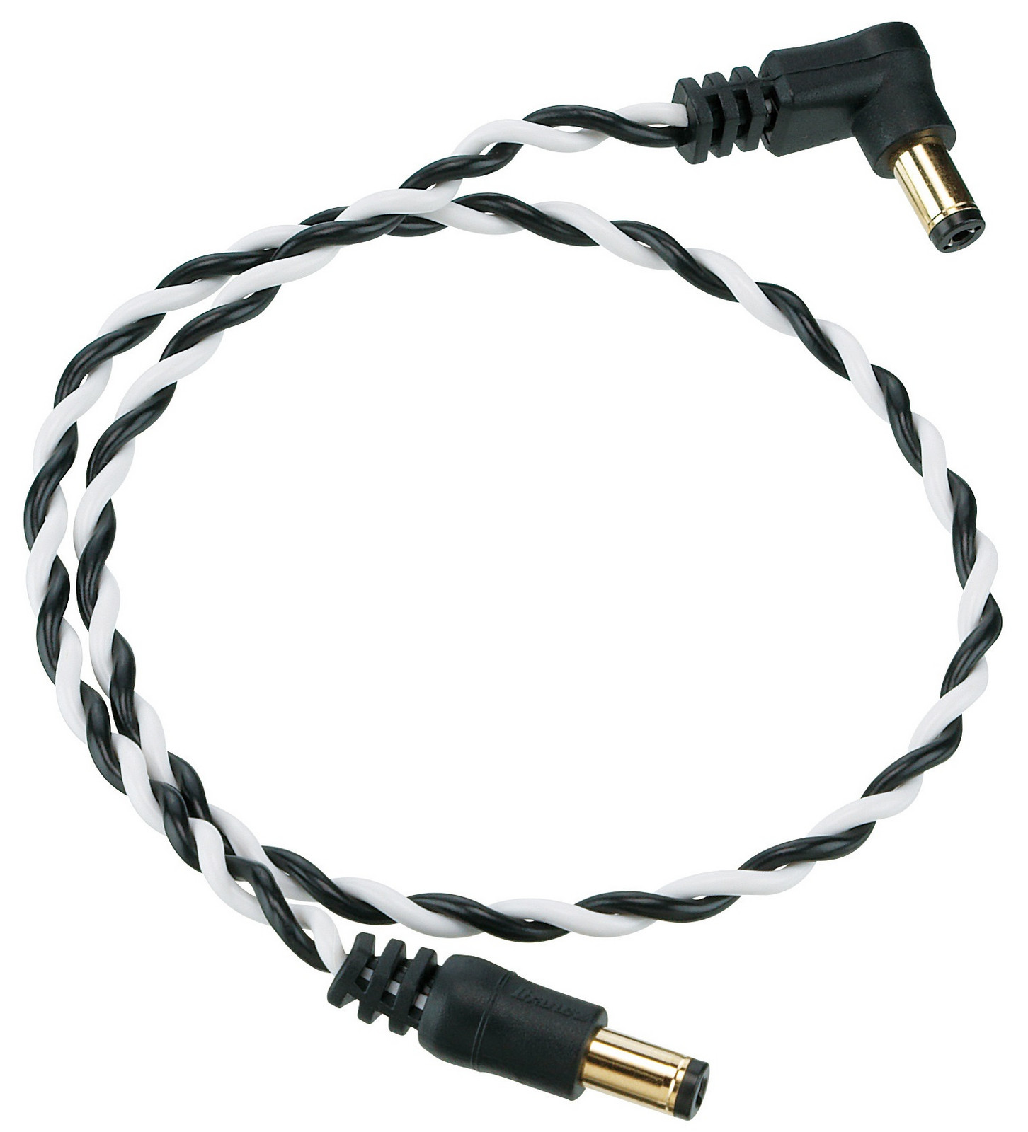 Ibanez Twisted DC Cable Black & White, Length: 16