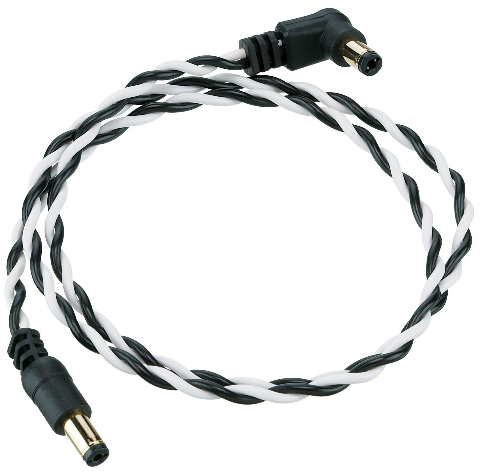 Ibanez Twisted DC Cable Black & White, Length: 24