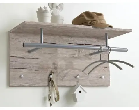 Věšákový panel Spot, pískový dub