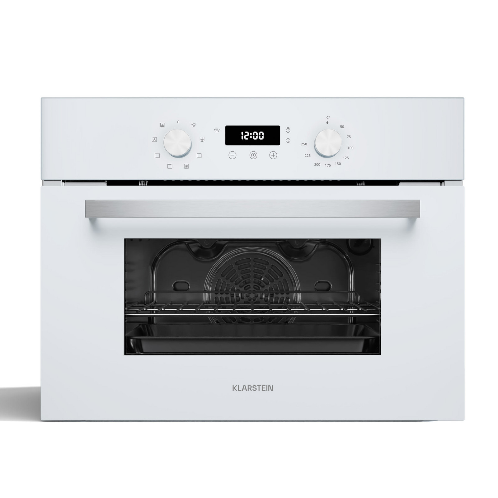 Kompaktní vestavná trouba Klarstein SpaceSmart 45 cm WH