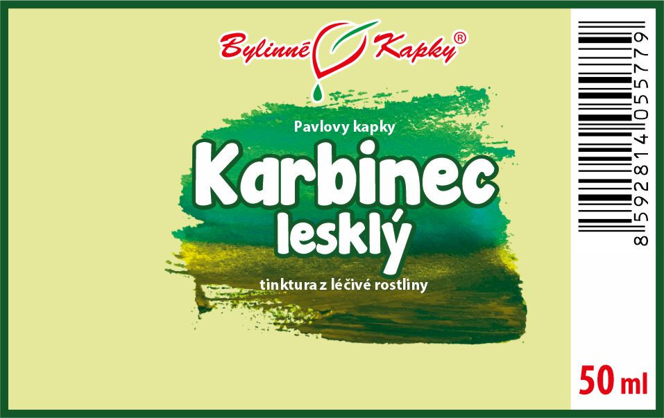 Karbinec lesklý (TCM) - Pavlovy bylinné kapky (tinktura) 50 ml