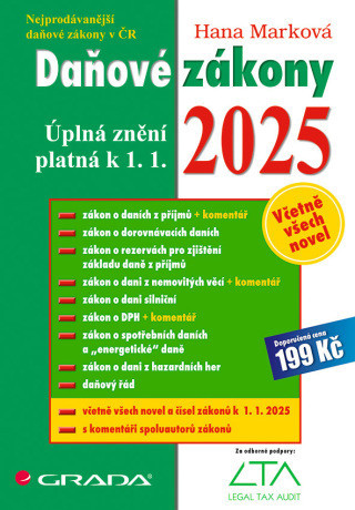 Daňové zákony 2025 - Hana Marková - e-kniha