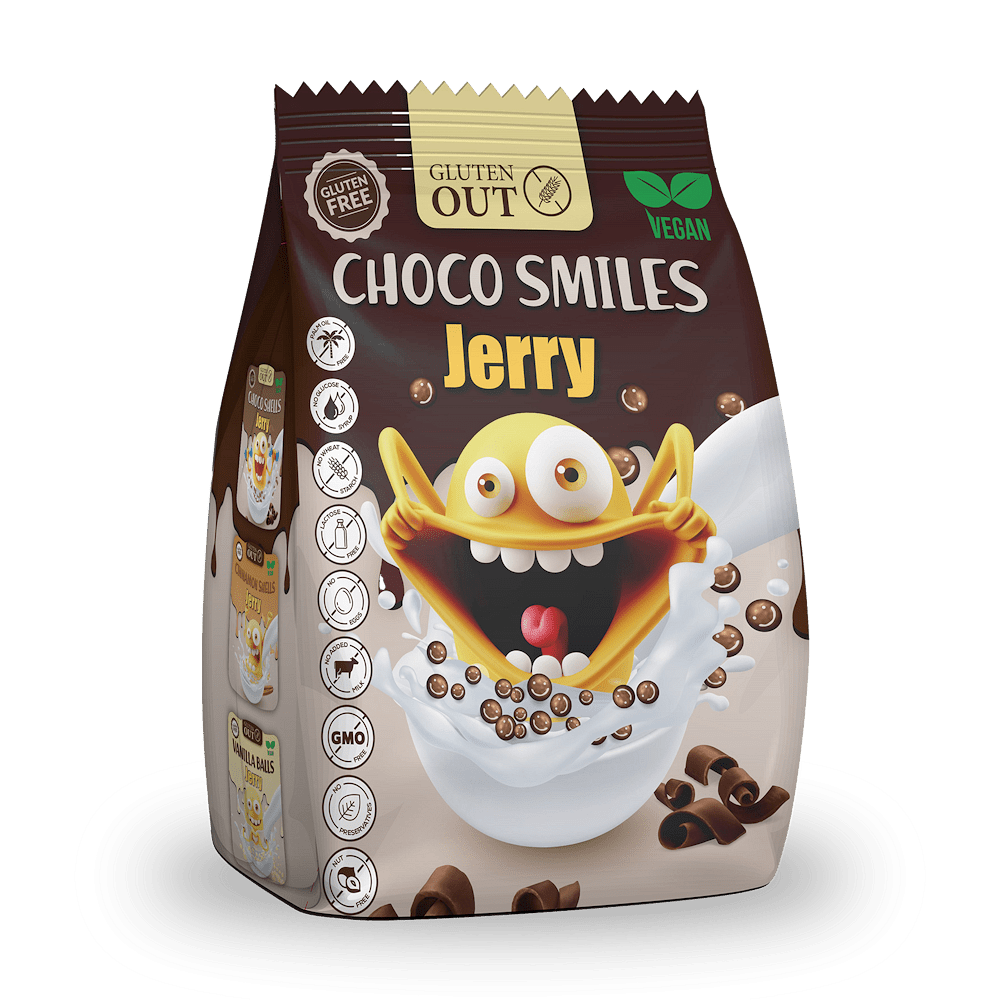 NERANO Snídaňoví smajlíci kakaoví 375 g