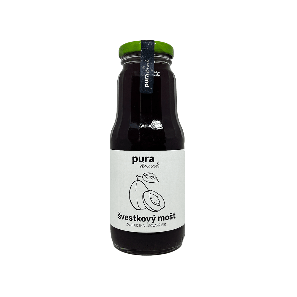 PURADRINK Švestkový mošt BIO 300 ml