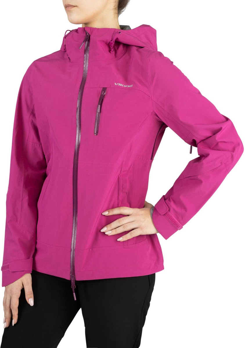 Dámská nepromokavá bunda viking trek pro 2.0 fialová xs