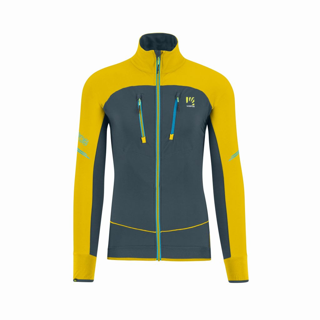 KARPOS M Alagna Evo Jacket, Dark Slate/Sulphur/Diva Blue velikost: L