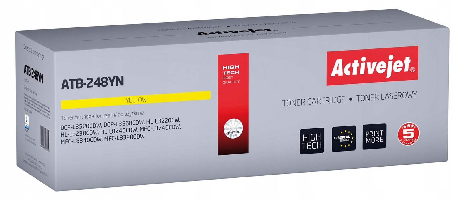 Activejet toner pro Brother TN248Y nový ATB-248YN