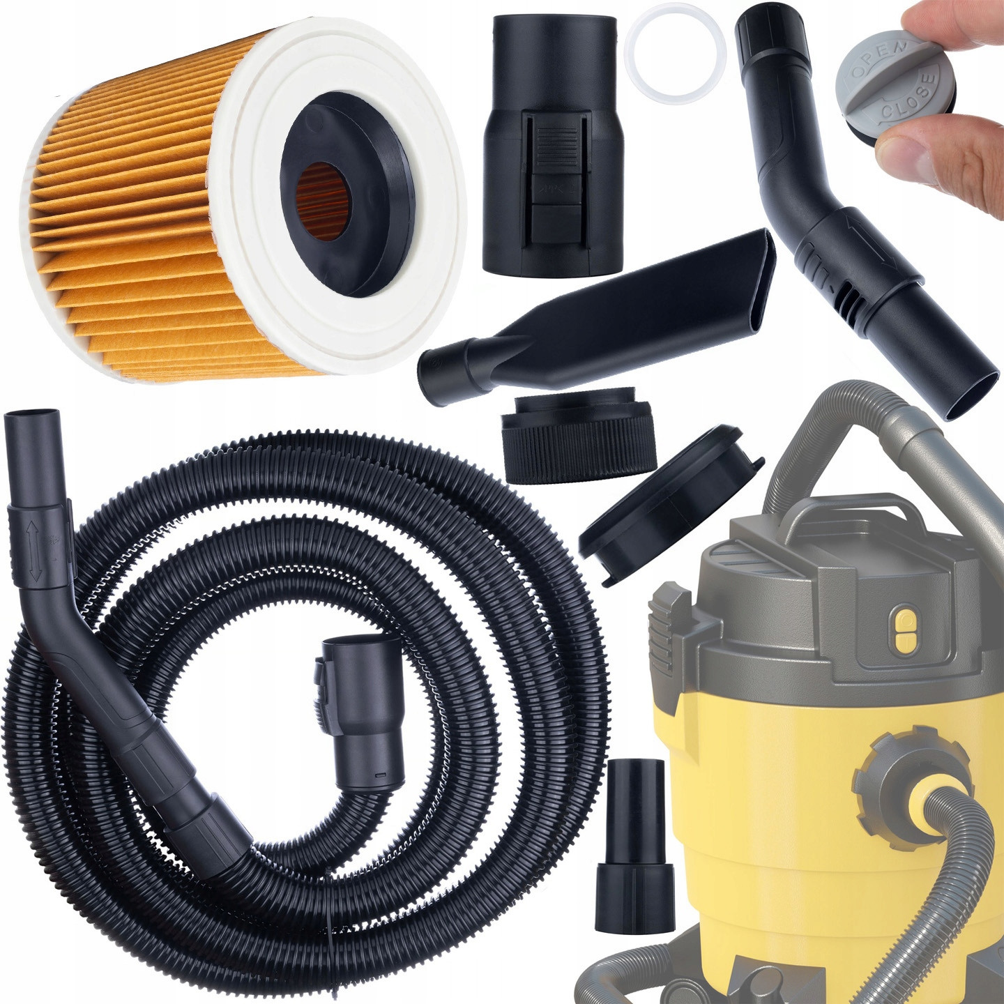 Sada Sací Hadice Trubka Pro Vysavač Karcher WD2 WD3 Filtr