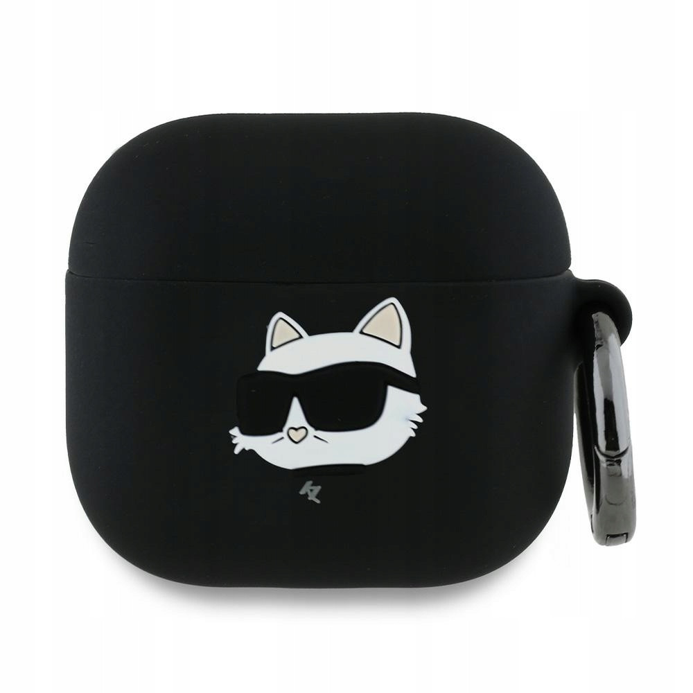 Karl Lagerfeld KLA4RUNCHK AirPods 4 cover černá/black Silicone Choup