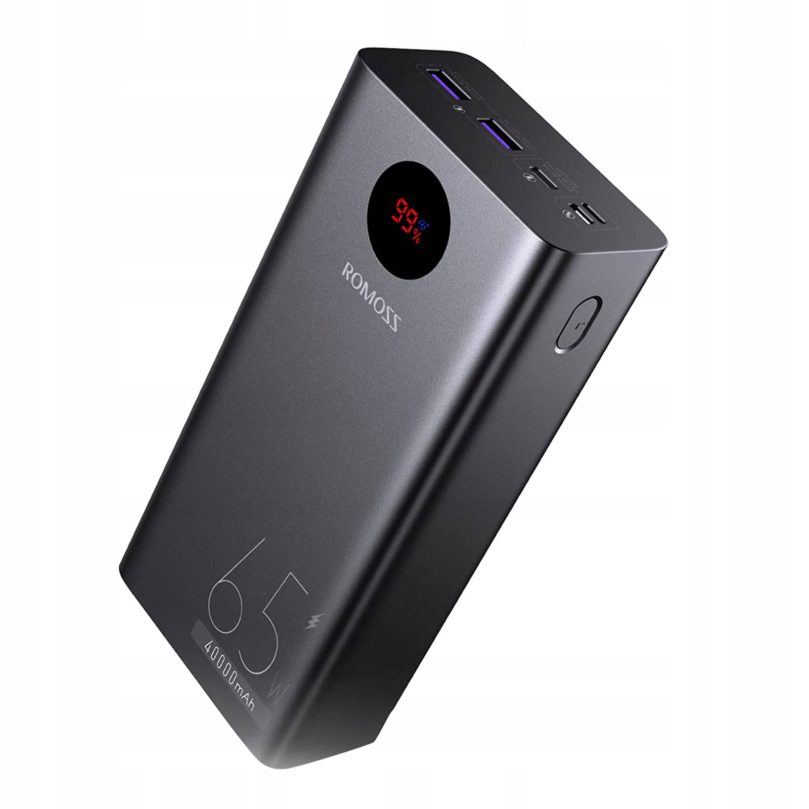 Romoss Powerbanka PEA40 Pro 40000mAh 65W Usb Led displej Usb Usb-c Qc 4.0 Pd