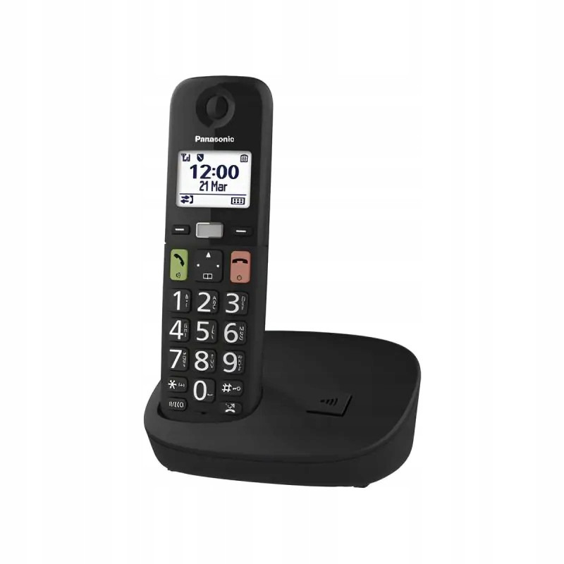 Stolní telefon Panasonic KX-TGU110FXB bezdrátový černý
