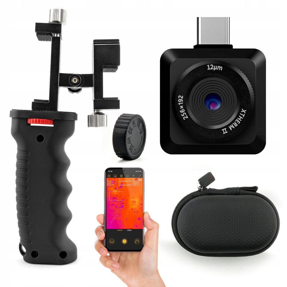 Termokamera Thermal Master T2S Pro Držák Aplikace Android Usb-c