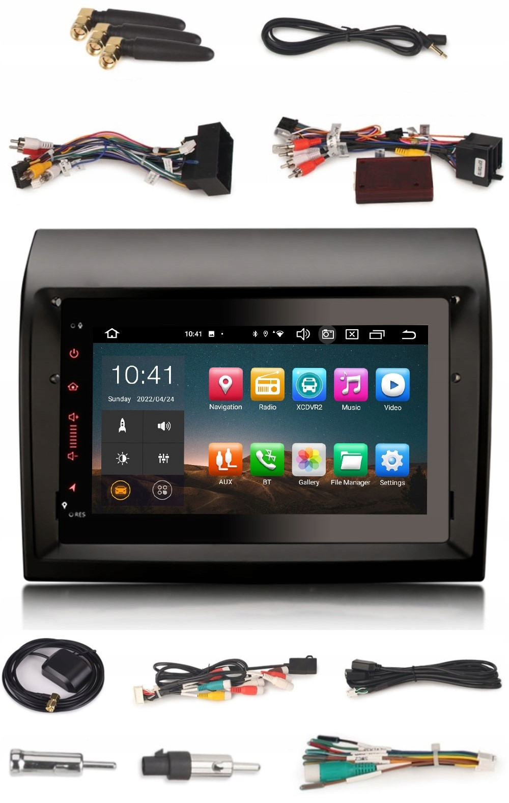 Radio 2DIN Navigace Android Fiat Ducato Peugeot Boxer 4 Gb Dsp Carplay Lte